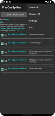 FlacCueSplitter android App screenshot 3